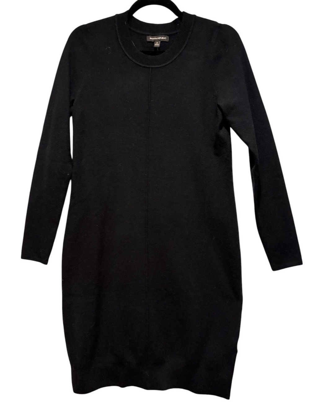 Banana Republic.  Knit Serene sweater dress. Black. Size Small.  NEW